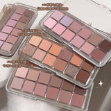 12-Color Matte Eyeshadow Palette in Tea Apricot