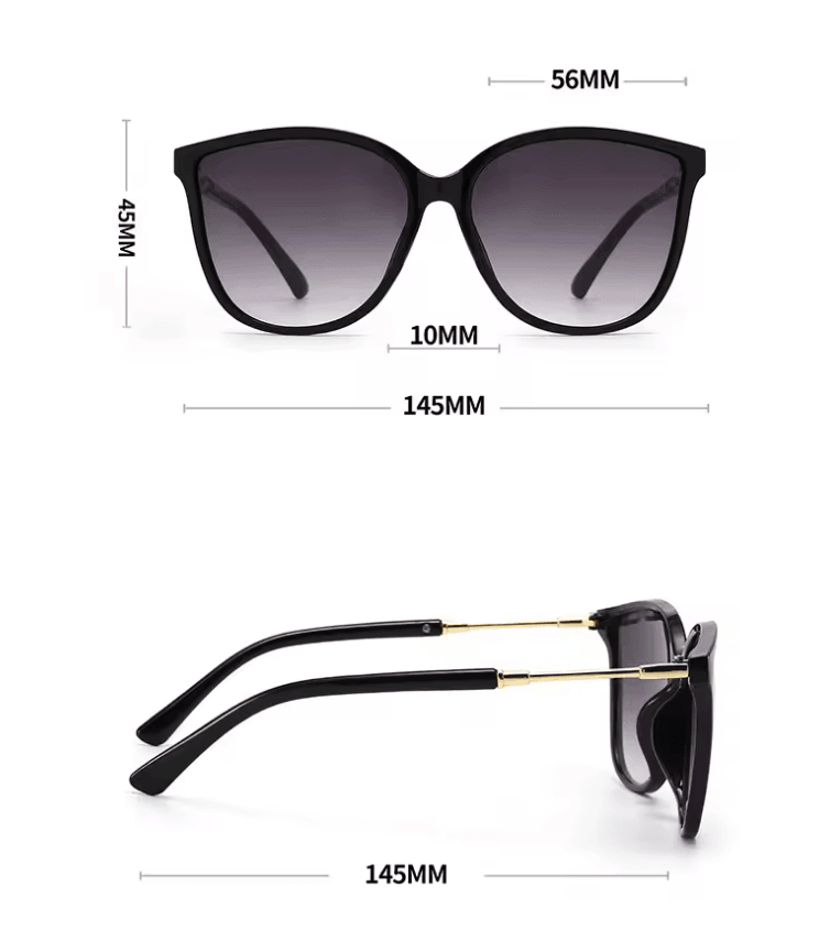 Vintage Cat Eye Sunglasses – Retro Mirror Designer Shades for Women